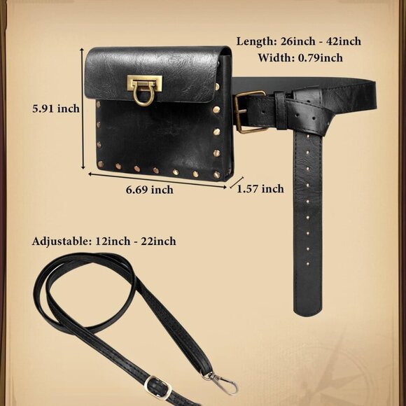 Versatile Faux Leather Belt Pouch - Fits Most Smartphones, Perfect for Outings - Picture 8 of 8